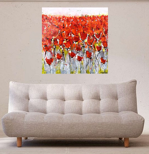 Makové pole.....60x60cm — foto 6