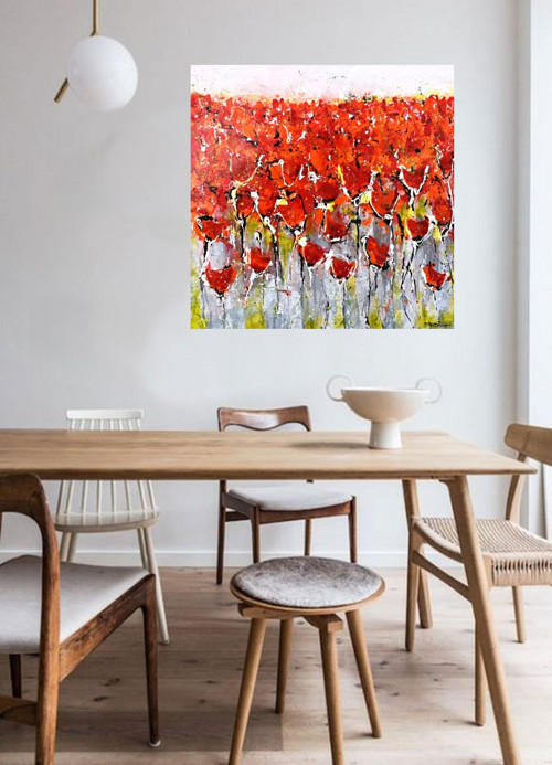 Makové pole.....60x60cm — foto 5