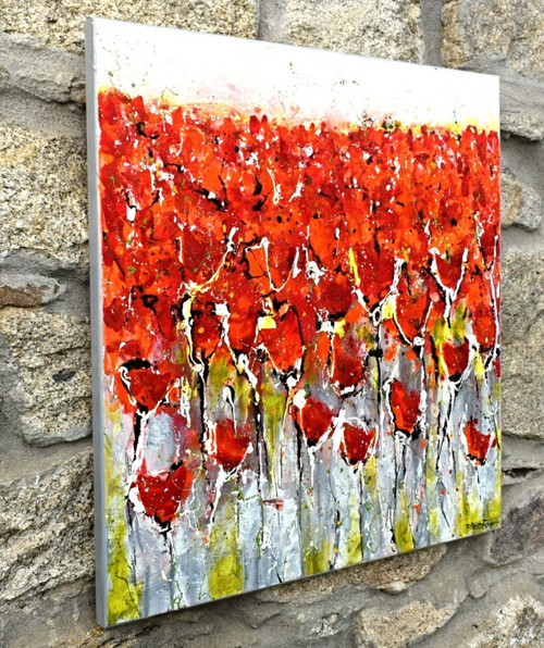 Makové pole.....60x60cm — foto 2