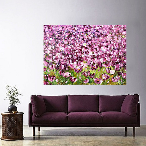 Pole v rozkvětu.....80x110cm — foto 4