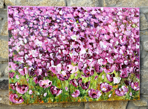 Pole v rozkvětu.....80x110cm — foto 2