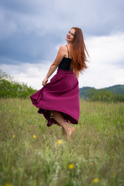 Mušelínová Bordó — foto 4