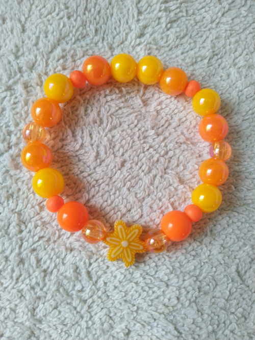 Dětský náramek ORANŽOVÁ — foto 4