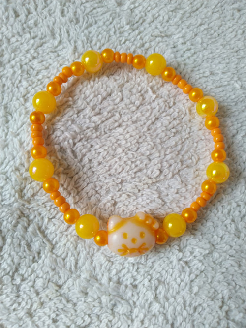 Dětský náramek ORANŽOVÁ — foto 3