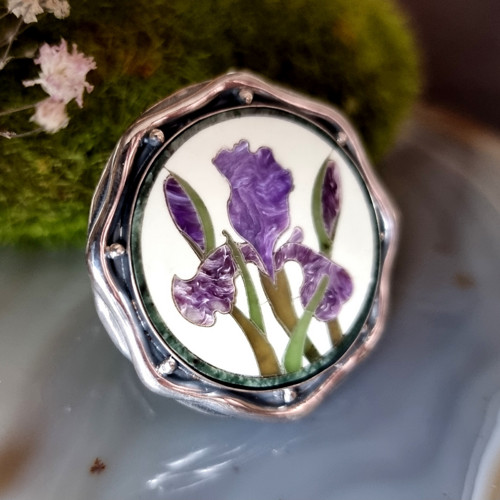 Prsten «Iris» stříbro Ag 925/1000 — foto 5