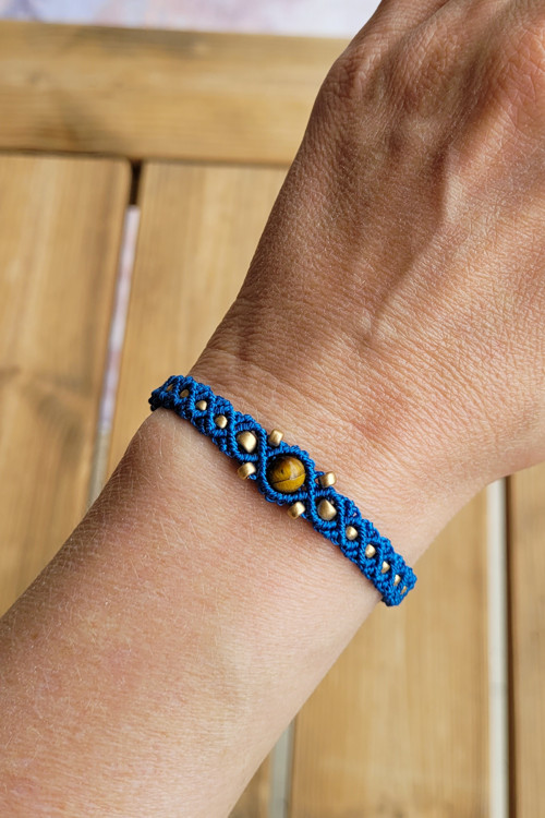 Macramé sada - Pure blue — foto 3