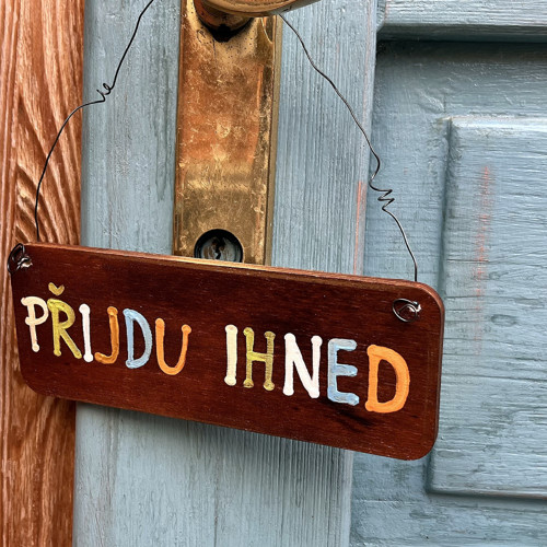 Cedulka PŘIJDU HNED a ZAVŘENO — foto 3