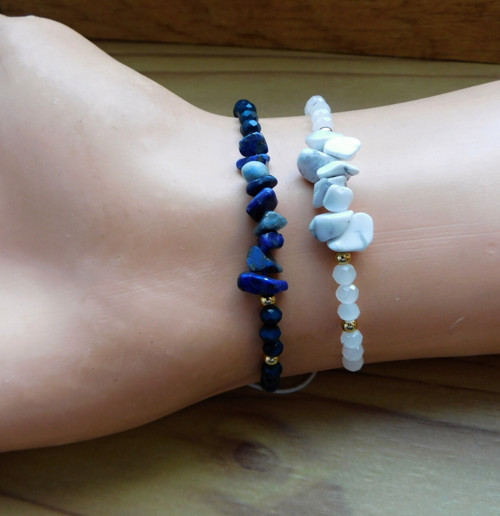 Náramek - lapis lazuli.... — foto 4
