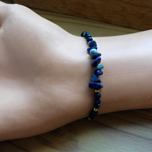 Náramek - lapis lazuli.... — foto 3