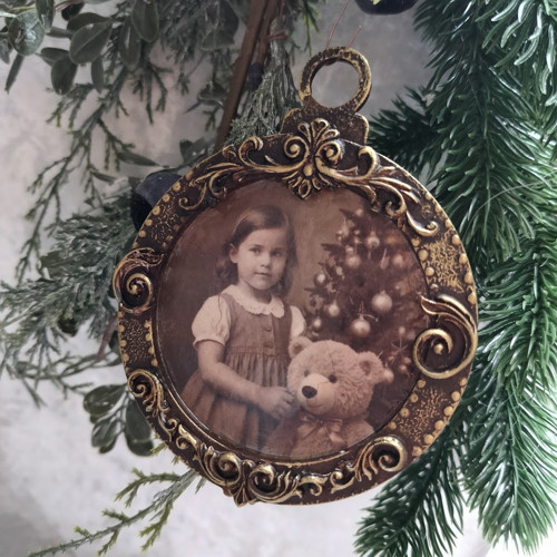 Vintage dekorace ve stylu starých vánoc — foto 5