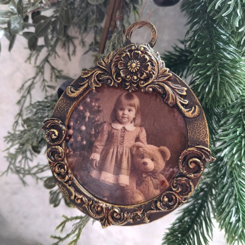 Vintage dekorace ve stylu starých vánoc — foto 3