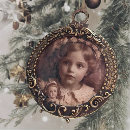Vintage dekorace ve stylu starých vánoc — foto 4