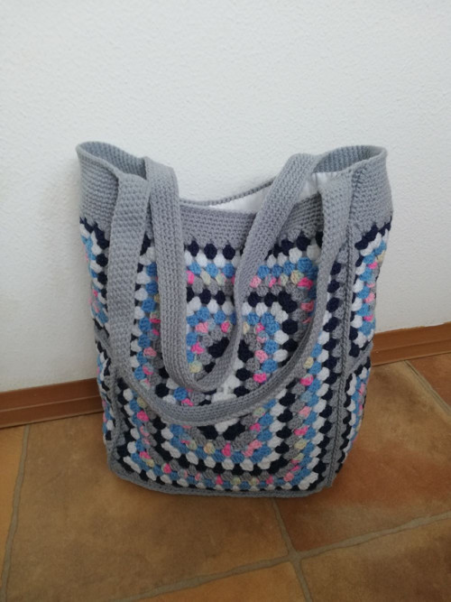 Háčkovaná kabelka Granny square/čtvercová II — foto 4