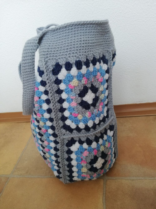 Háčkovaná kabelka Granny square/čtvercová II — foto 3