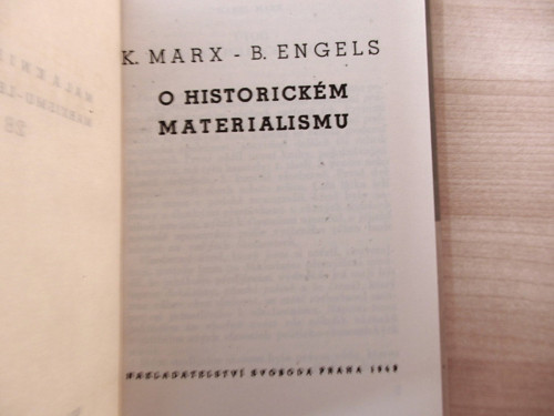 O historickém materialismu — foto 2