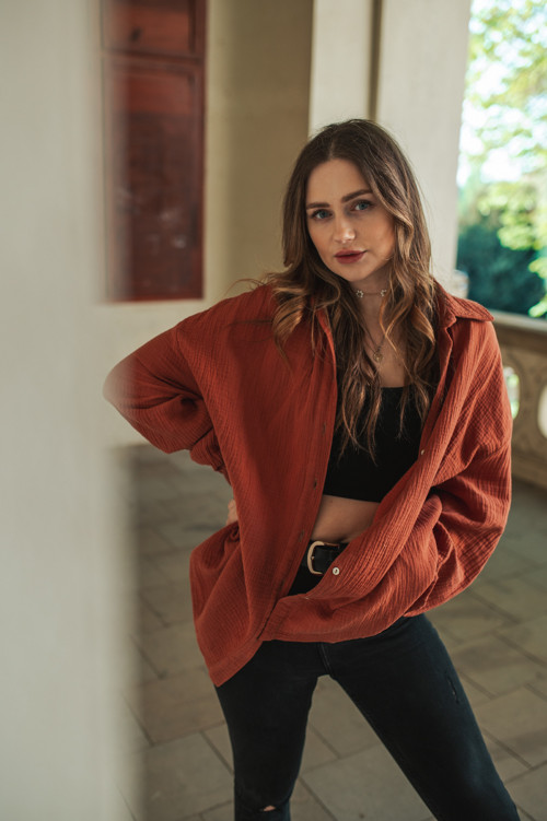 Košile Zoe la rust — foto 2