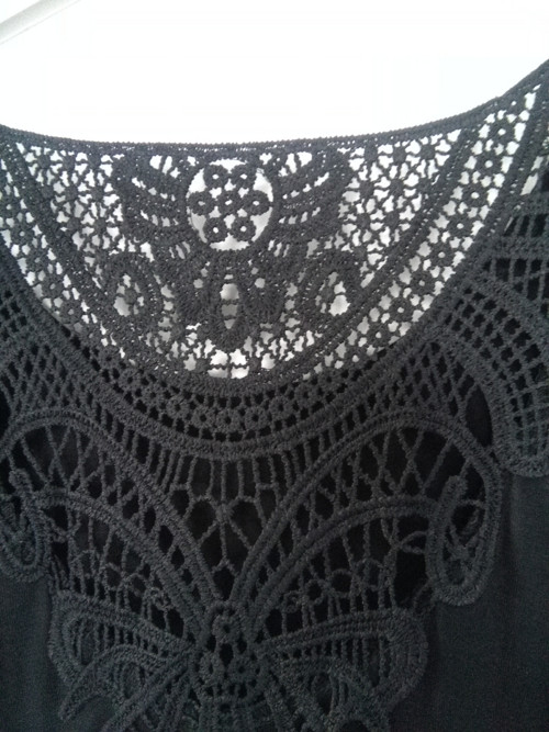S tyrkysem 2 (ručně vyšívané šaty) — foto 3