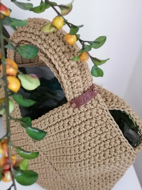 Velká háčkovaná kabelka "shopper bag" — foto 5