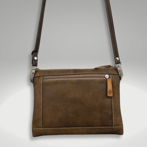 Crossbody Tia maxi celokožená — foto 4