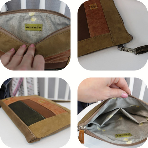 Crossbody Tia maxi celokožená — foto 6