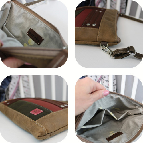 Crossbody Tia maxi celokožená — foto 6