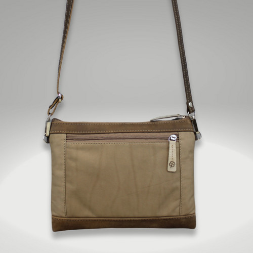 Crossbody Tia maxi celokožená — foto 4