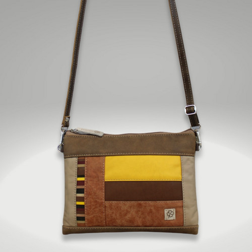 Crossbody Tia maxi celokožená — foto 2