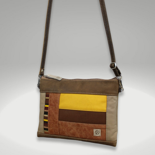 Crossbody Tia maxi celokožená — foto 3