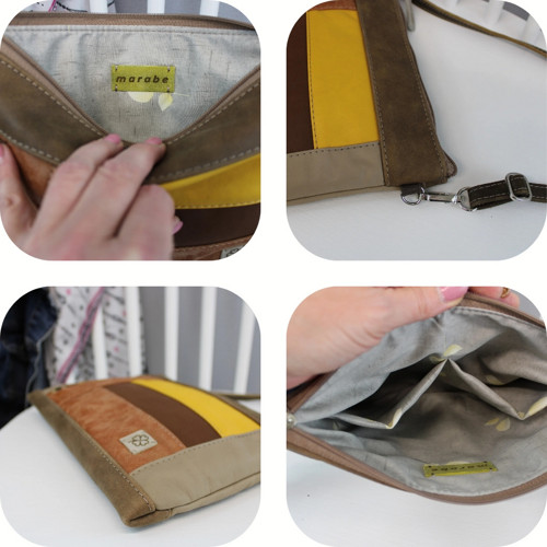 Crossbody Tia maxi celokožená — foto 6