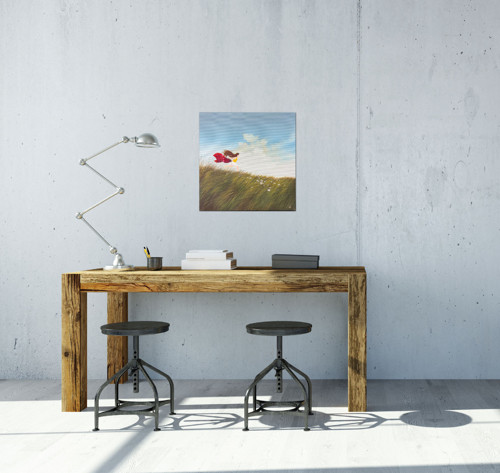 Svobodná duše - 40x40cm — foto 4