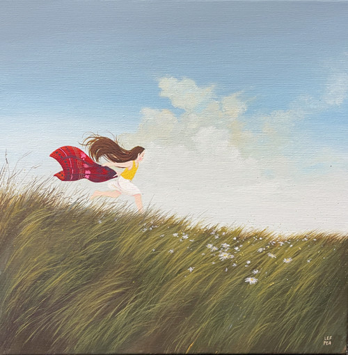 Svobodná duše - 40x40cm — foto 2