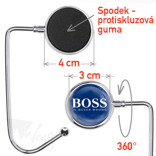 Háček na kabelku BOSS (Is never wrong) — foto 2
