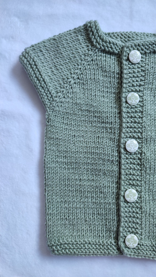Dětská pletená vesta 62, 0-3 m — foto 3