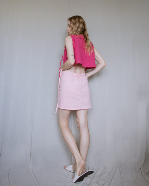 Sukňa sole baby pink — foto 4