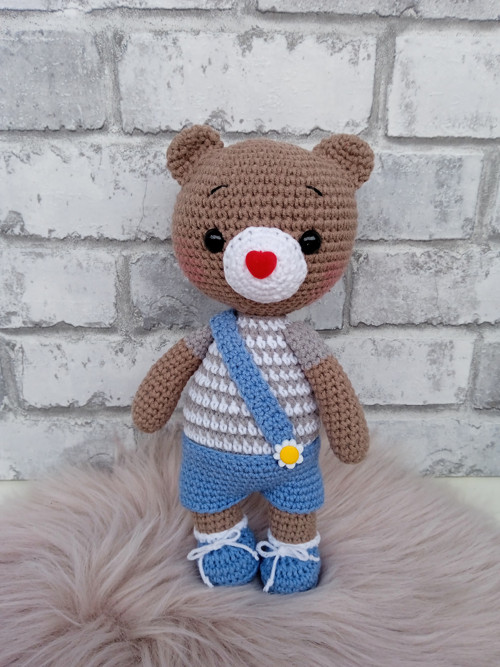 Medvídek - medvědí kluk Rišánek...23cm — foto 2