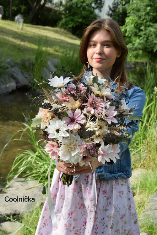 Svatební kytice Boho Rose — foto 2