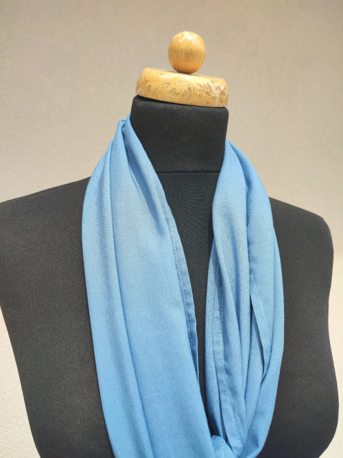Viskózový Šál - Tyffany Blue — foto 3