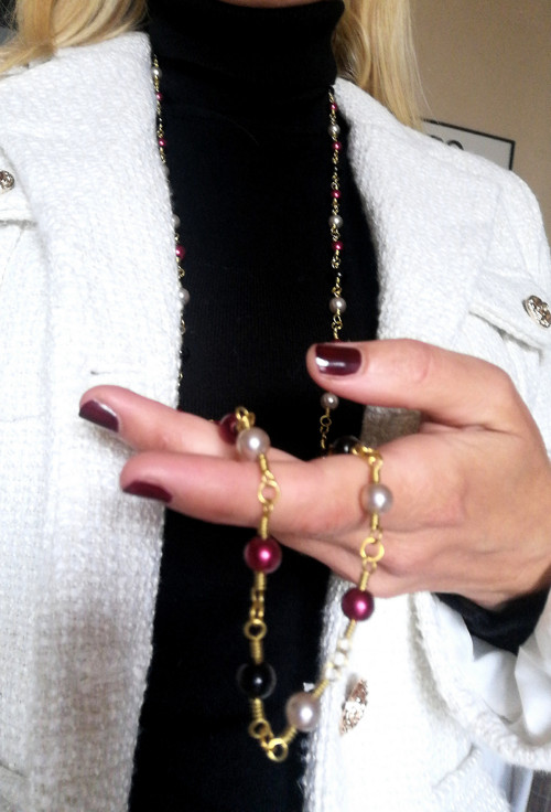 Náhrdelník ve stylu Chanel III. — foto 3