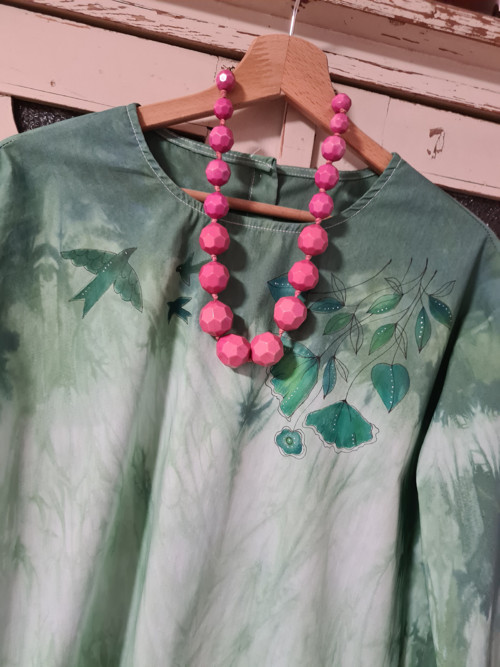 Zářím v zelené 2, halenka, L — foto 4