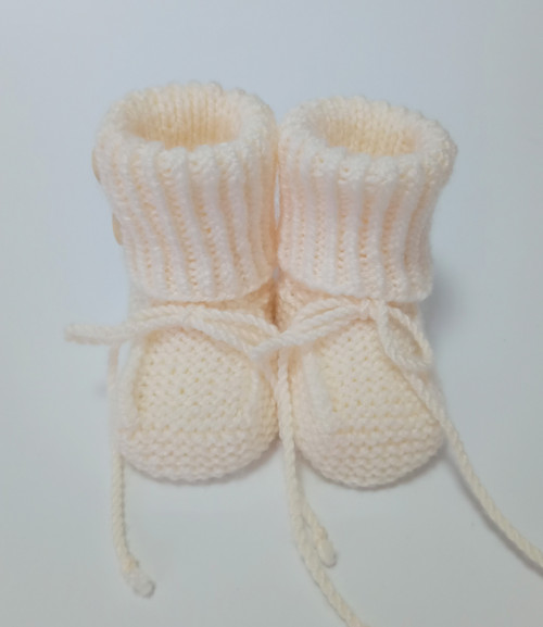 Pletené bačkůrky - 10 cm — foto 2