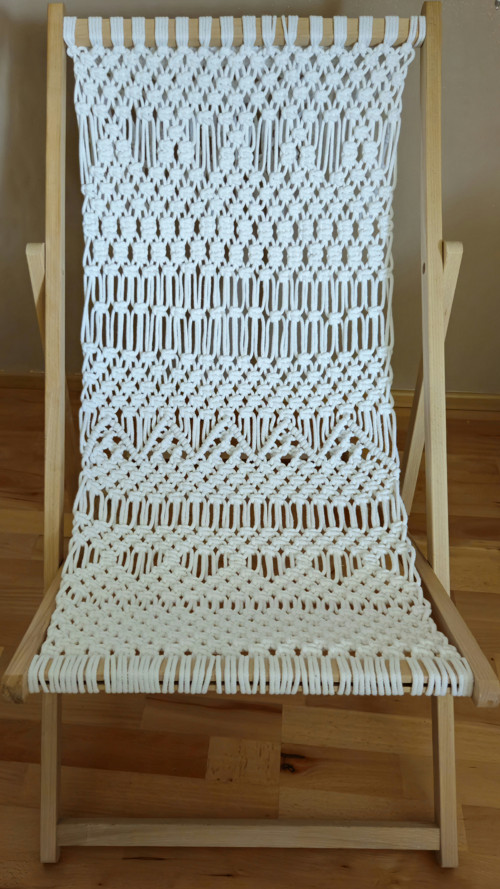 Macramé zahradní LEHÁTKO SONYA — foto 3