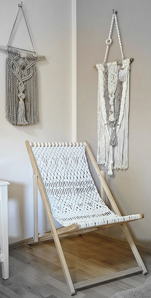 Macramé zahradní LEHÁTKO SONYA — foto 4