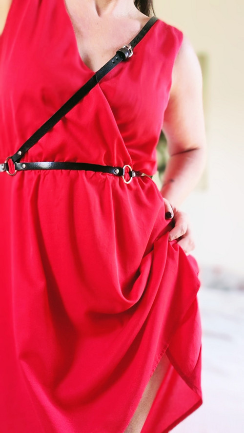 Elegantní kožený Harness "Delicate Grace" — foto 2
