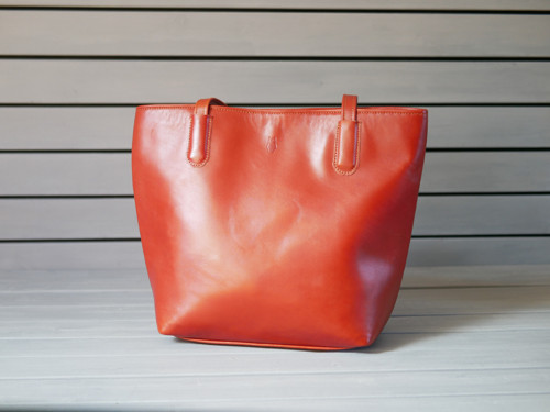 Shopper kožená kabelka - Maki — foto 2
