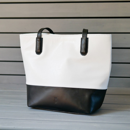 Shopper kožená kabelka - Maki — foto 3