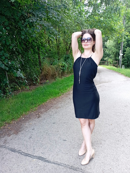 Šaty "Simple Black"-S-M — foto 2