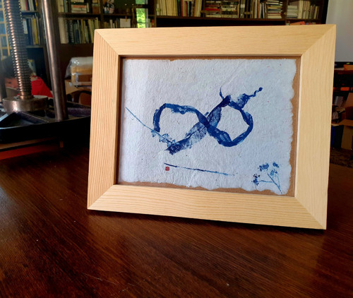 Originální GRAFIKA v rámu - "Infinity" — foto 3