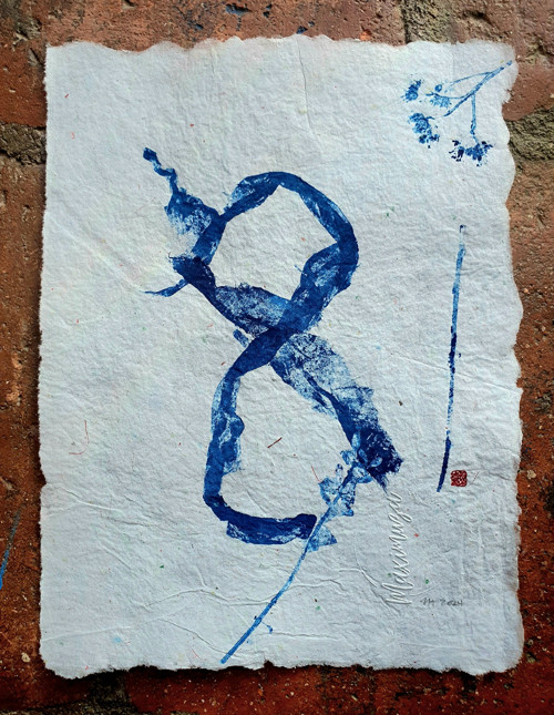 Originální GRAFIKA v rámu - "Infinity" — foto 2