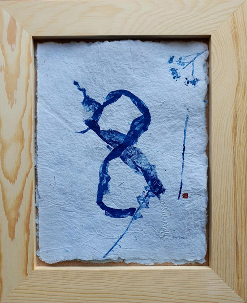Originální GRAFIKA v rámu - "Infinity" — foto 4