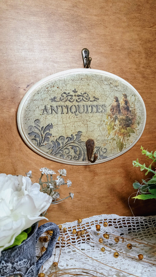 "Ptáčci antiquites " věšáček — foto 3